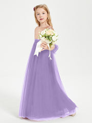 Glamorous Junior Bridesmaid Dresses Sequined Top Tahiti