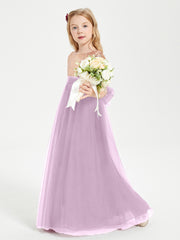 Glamorous Junior Bridesmaid Dresses Sequined Top Wisteria