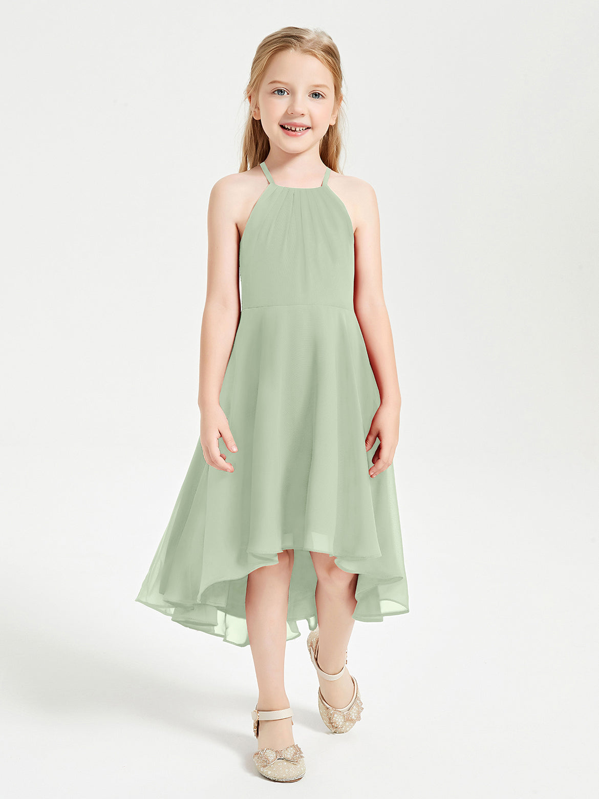 junior bridesmaid dresses mint green Lime Green Floral Cutout Mini Dress – Gabi Swimwear main image 1