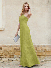 Halter Neck Sheath Lace Gown Clover