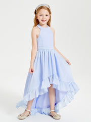 boho junior dresses Boho White Flower Girl Dress Rustic Lace, Bohemian Wedding Toddler Dresses, Junior Bridesmaid Outfit, Flowers Girls Proposal Gift
