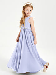Elegant Sleeveless Junior Bridesmaid Dresses Lavender