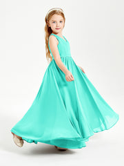Elegant Sleeveless Junior Bridesmaid Dresses Spa