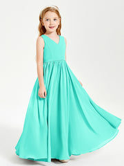 Elegant Sleeveless Junior Bridesmaid Dresses Spa