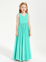 Elegant Sleeveless Junior Bridesmaid Dresses Spa