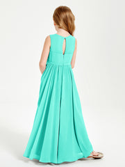 Elegant Sleeveless Junior Bridesmaid Dresses Spa