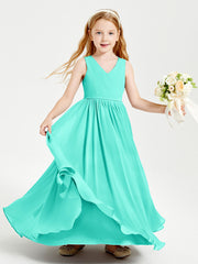 Elegant Sleeveless Junior Bridesmaid Dresses Spa
