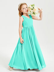 Elegant Sleeveless Junior Bridesmaid Dresses Spa