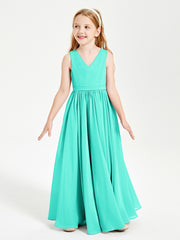 Elegant Sleeveless Junior Bridesmaid Dresses Spa