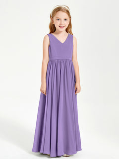 Elegant Sleeveless Junior Bridesmaid Dresses Tahiti