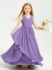 Elegant Sleeveless Junior Bridesmaid Dresses Tahiti