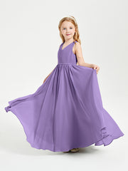 Elegant Sleeveless Junior Bridesmaid Dresses Tahiti