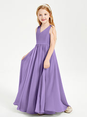 Elegant Sleeveless Junior Bridesmaid Dresses Tahiti