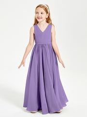 Elegant Sleeveless Junior Bridesmaid Dresses Tahiti