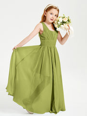 Long Elegant V-neck Bridesmaid Dresses For Juniors Clover