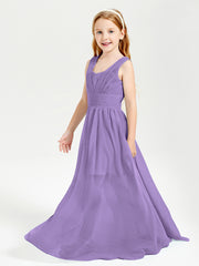 Long Elegant V-neck Bridesmaid Dresses For Juniors Tahiti