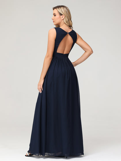 Retro Style White Square Neckline A-line Prom Dress Y6867 main image 1