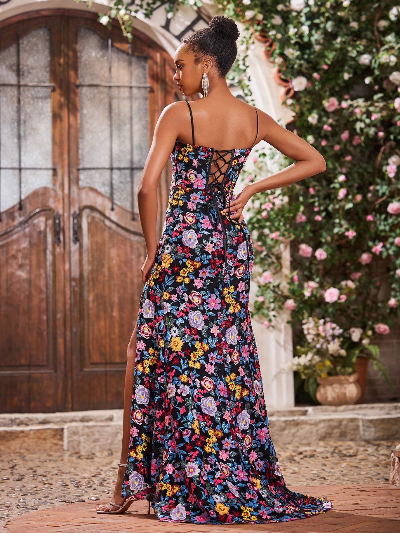 Floral Prom Dresses - Blossom at Prom with Floral Flair BABARONI Floral Prom Dresses - Blossom at Prom with Floral Flair BABARONI