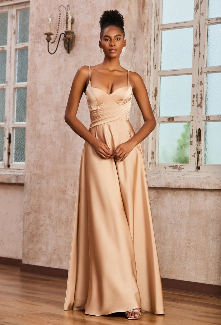 BABARONI Empire Flutter Sleeves Floor Length Maxi Chiffon Dresses Peach, Peach / US0 BABARONI Empire Flutter Sleeves Floor Length Maxi Chiffon Dresses Peach, Peach / US0