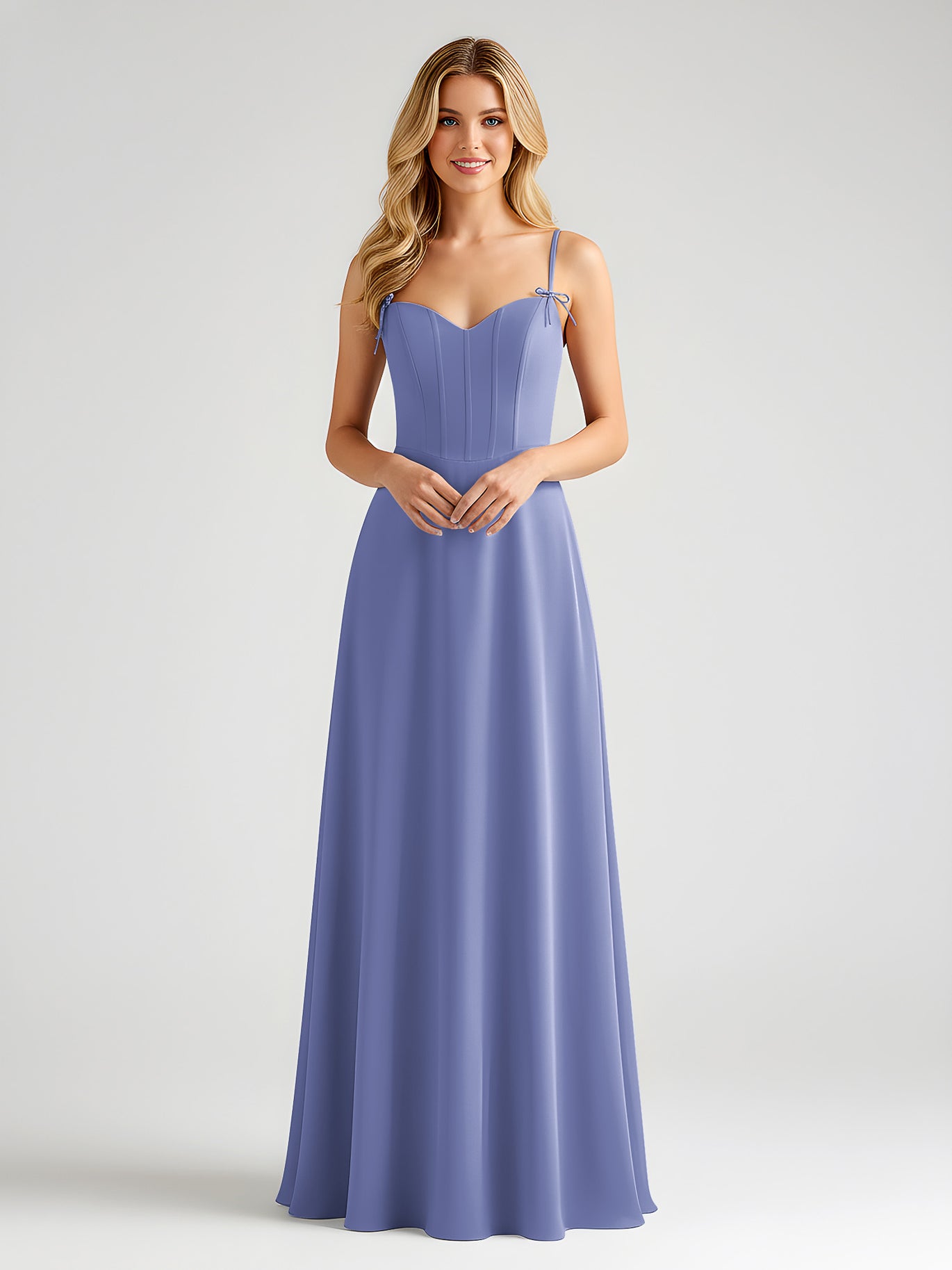 Periwinkle Bridesmaid Dresses BABARONI Periwinkle Bridesmaid Dresses BABARONI