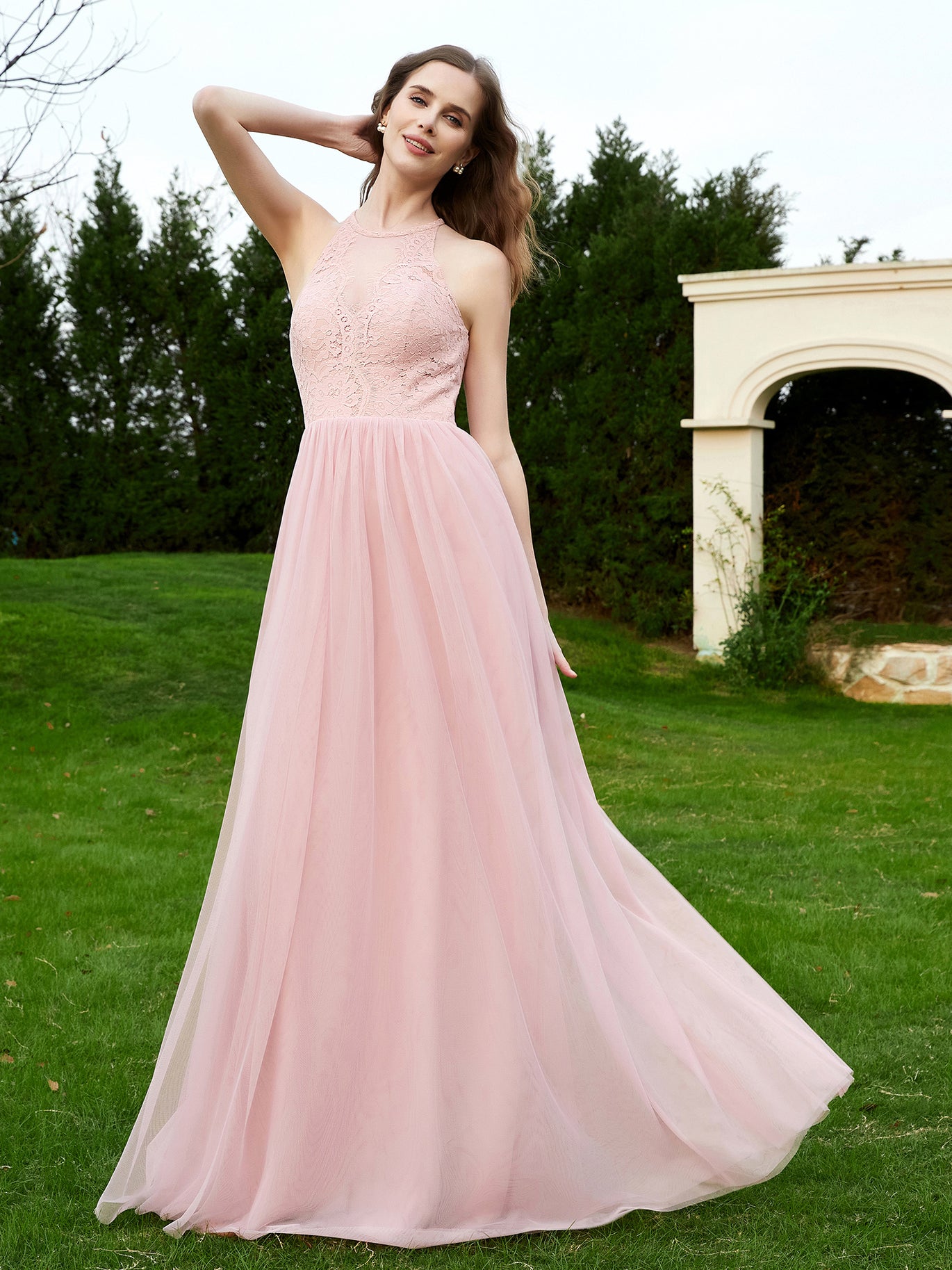 Lace Bridesmaid Dresses & Gowns | BABARONI Lace Bridesmaid Dresses & Gowns | BABARONI