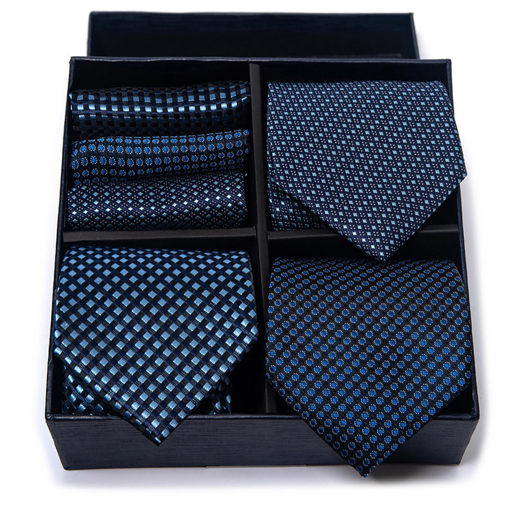 6 Piece Tie Pocket Square Set – BABARONI