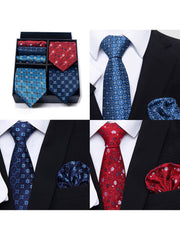 6 Piece Tie Pocket Square Set Series 2