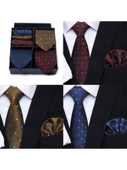 6 Piece Tie Pocket Square Set Series 2