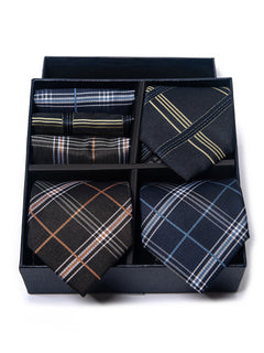 6 Piece Tie Pocket Square Set Series 4