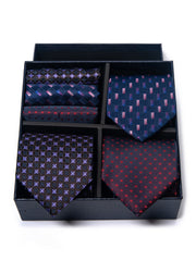 6 Piece Tie Pocket Square Set Series 4
