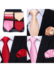 6 Piece Tie Pocket Square Set Series 4