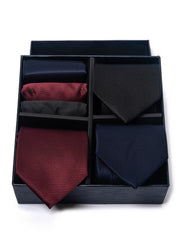 6 Piece Tie Pocket Square Set Series 4