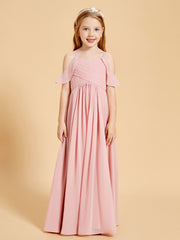 Off the Shoulder Bridesmaid Dresses for Juniors Dusty Rose