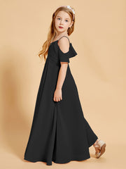 Off the Shoulder Bridesmaid Dresses for Juniors Black