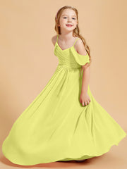 Off the Shoulder Bridesmaid Dresses for Juniors Daffodil