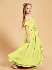 Off the Shoulder Bridesmaid Dresses for Juniors Daffodil