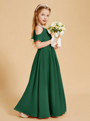 Off the Shoulder Bridesmaid Dresses for Juniors Dark Green