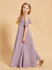 Off the Shoulder Bridesmaid Dresses for Juniors Dusk