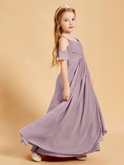 Off the Shoulder Bridesmaid Dresses for Juniors Dusk