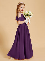 Off the Shoulder Bridesmaid Dresses for Juniors Grape