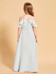 Off the Shoulder Bridesmaid Dresses for Juniors Ivory