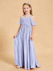 Off the Shoulder Bridesmaid Dresses for Juniors Lavender
