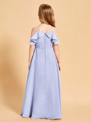 Off the Shoulder Bridesmaid Dresses for Juniors Lavender