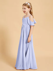 Off the Shoulder Bridesmaid Dresses for Juniors Lavender