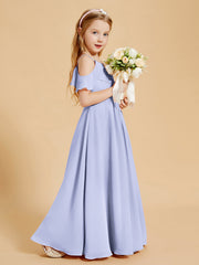 Off the Shoulder Bridesmaid Dresses for Juniors Lavender