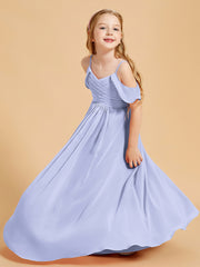 Off the Shoulder Bridesmaid Dresses for Juniors Lavender