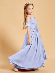 Off the Shoulder Bridesmaid Dresses for Juniors Lavender