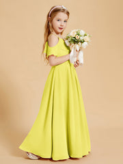 Off the Shoulder Bridesmaid Dresses for Juniors Lemon