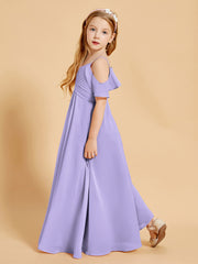 Off the Shoulder Bridesmaid Dresses for Juniors Lilac