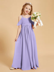 Off the Shoulder Bridesmaid Dresses for Juniors Lilac